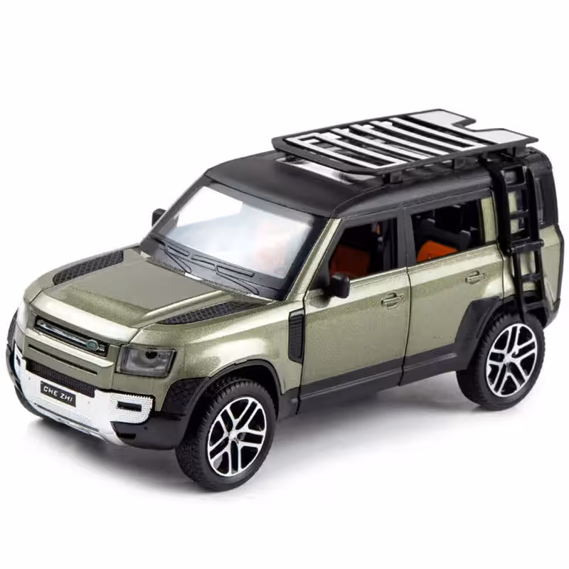 ماکت ماشین عقب کش مدل لندرور Defender زیتونی کد P/CZ132A/I