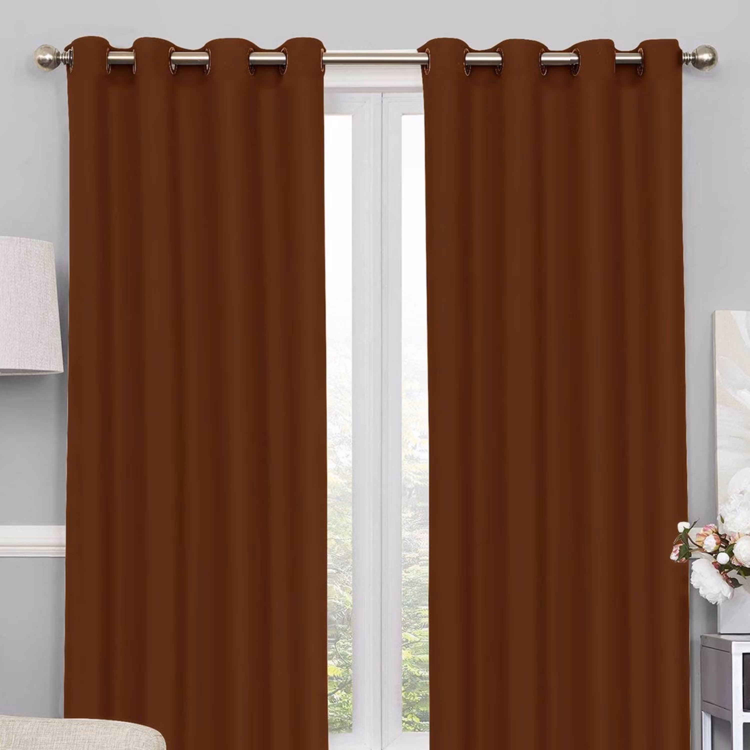 یک قواره پرده مخمل شانل پانچ شده عرض 150 ارتفاع 280