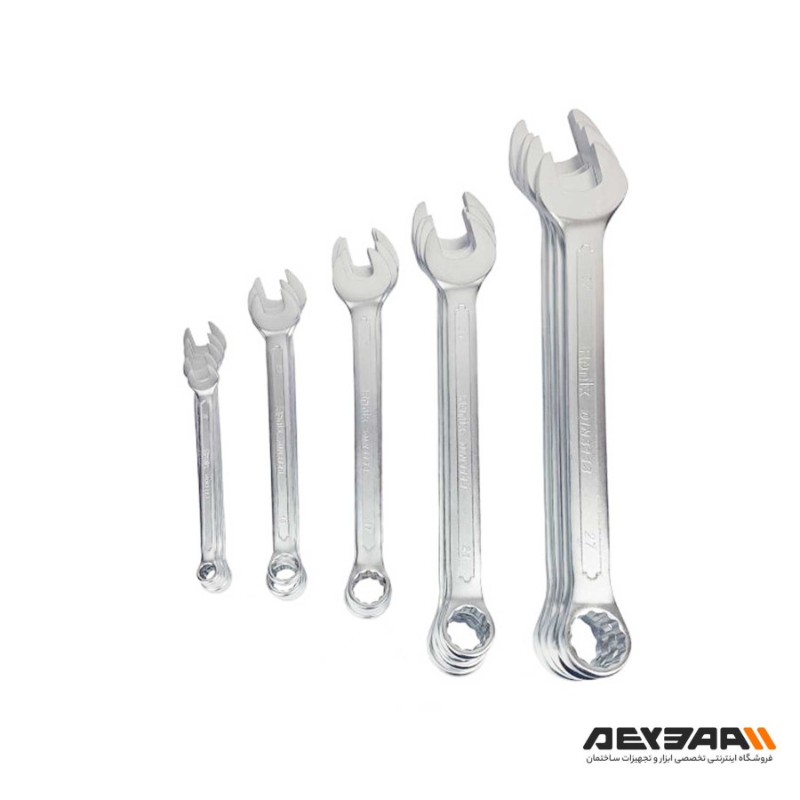 مجموعه 22 عددی آچار یکسر تخت و یکسر رینگی رونیکس مدل RH-2103