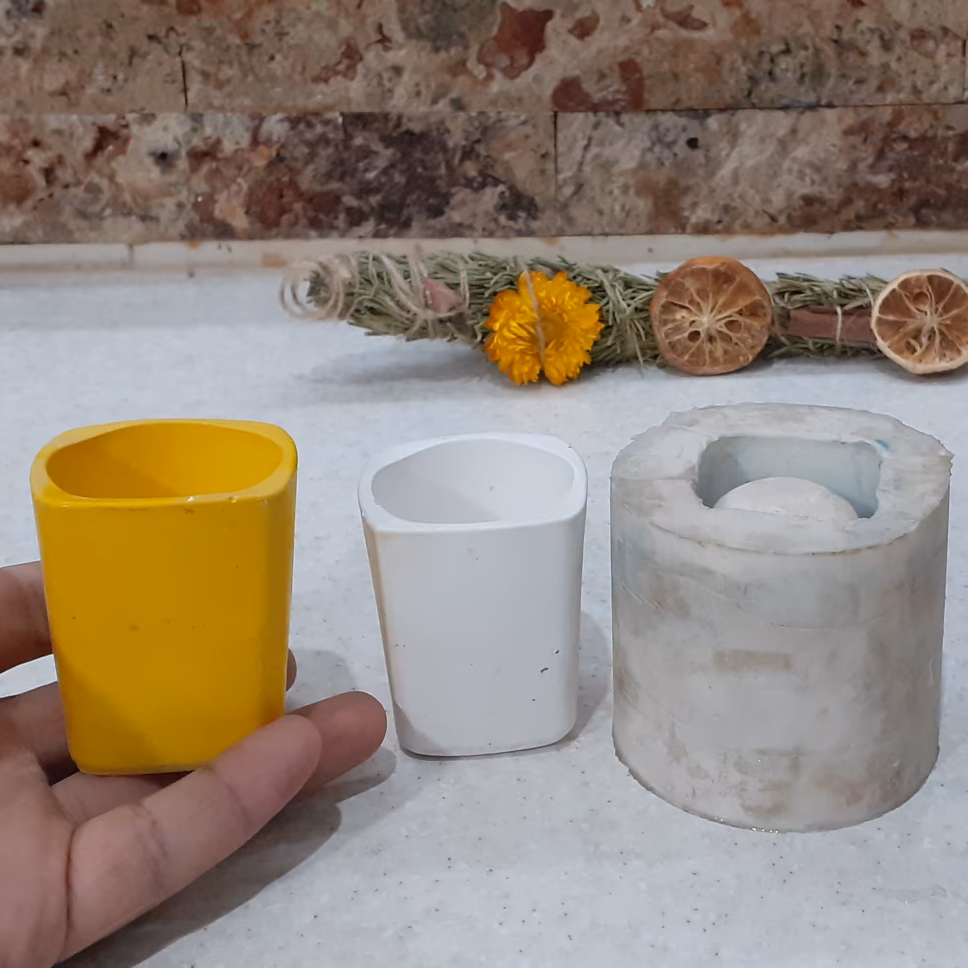 قالب سیلیکونی ساخت لیوان کوچک