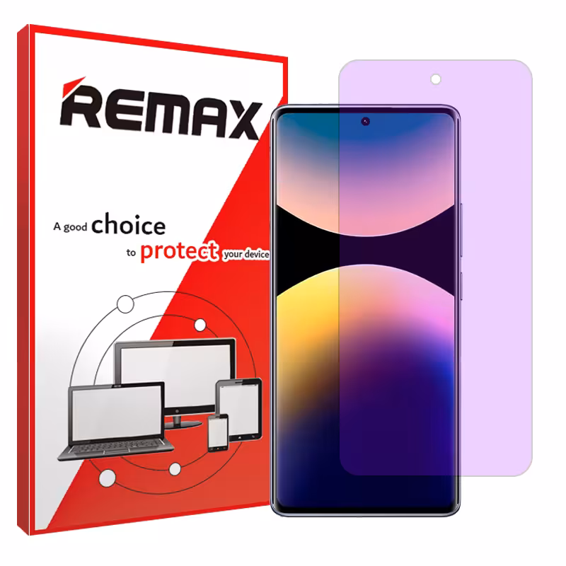 گلس شیائومی Redmi Note 14 Pro 4G مدل هیدروژلی آنتی پرپل برند ریمکس کد S