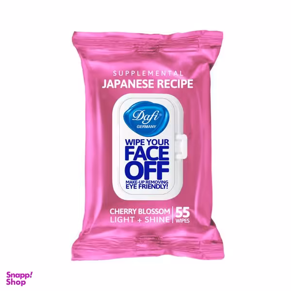 دستمال مرطوب دافی مدل Japanese Cherry Blossom بسته 55 عددی
