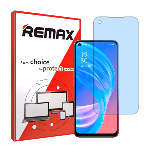 گلس اوپو A72 5G مدل هیدروژلی آنتی بلو برند ریمکس کد S