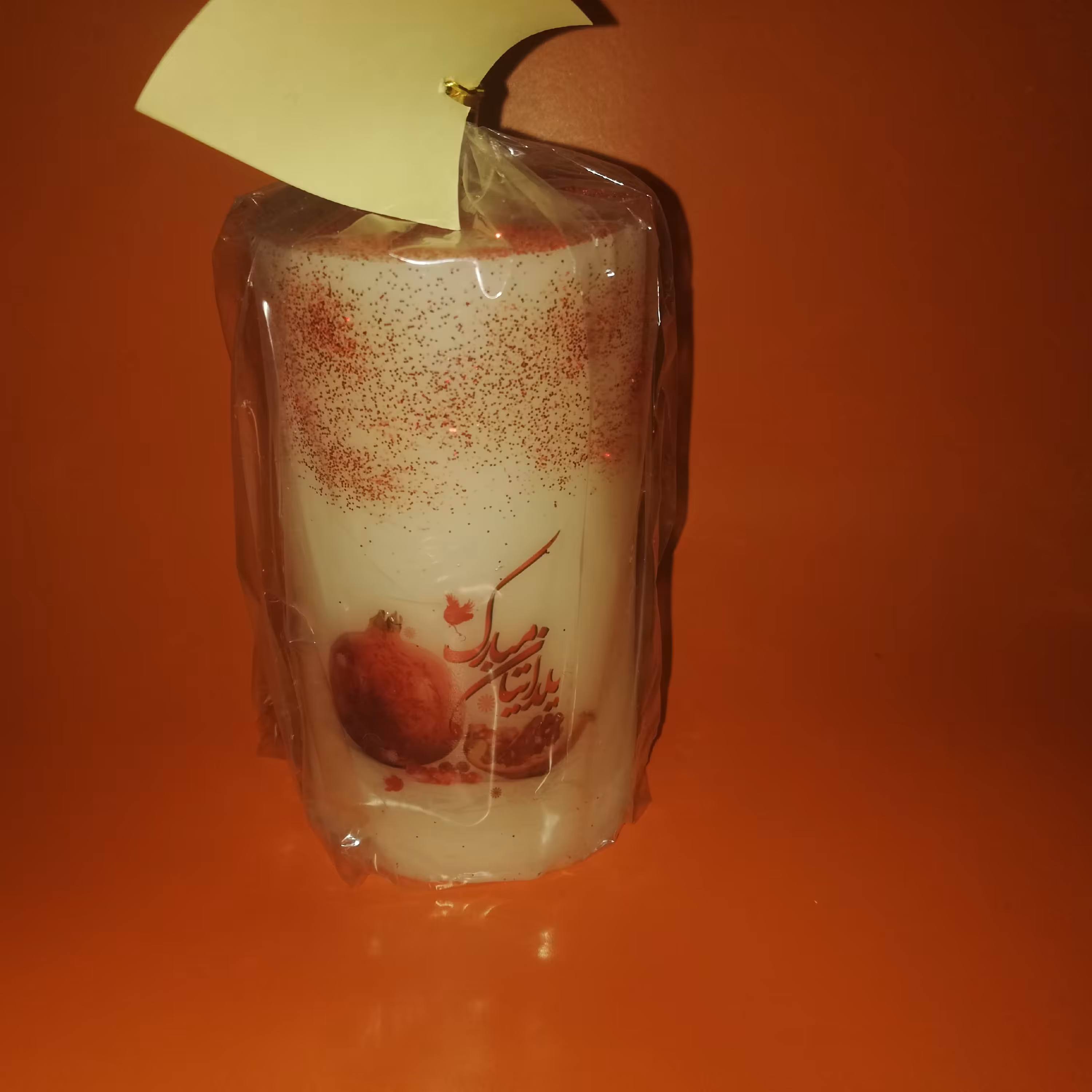 شمع یلدایی با قطر 6 سانت