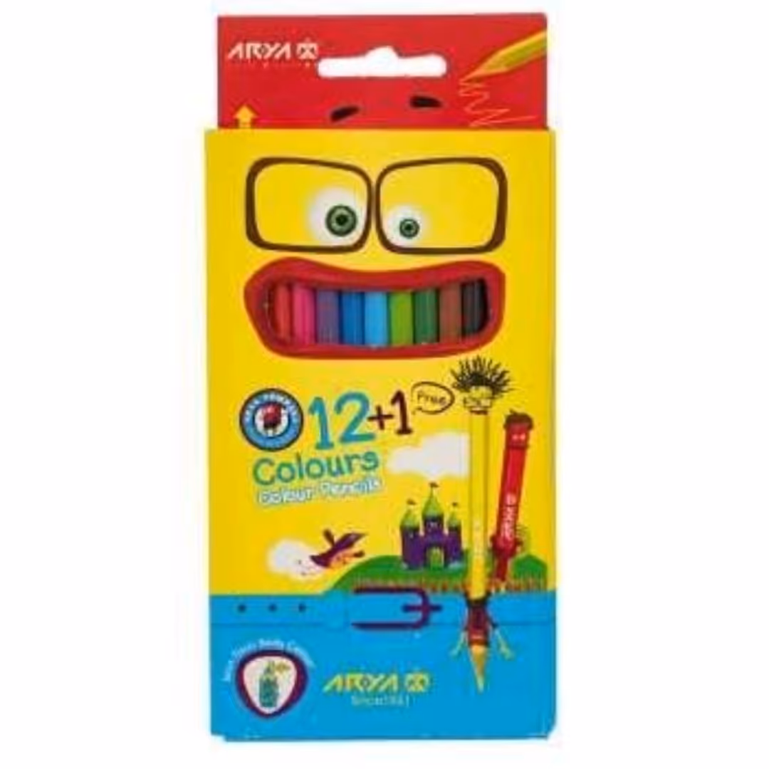 مداد رنگی 12رنگ آریا