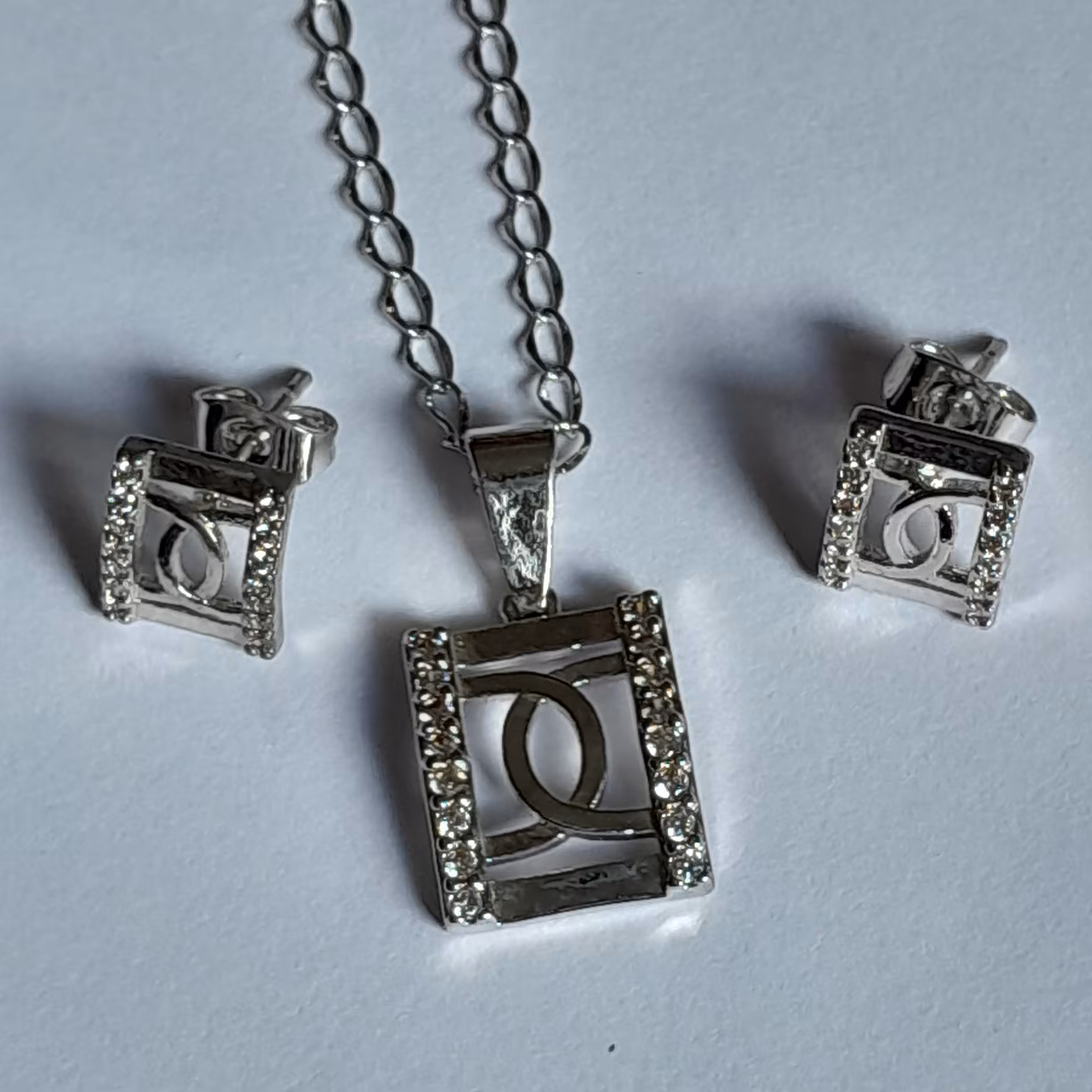 نیم ست نقره تایلندی  کد 132