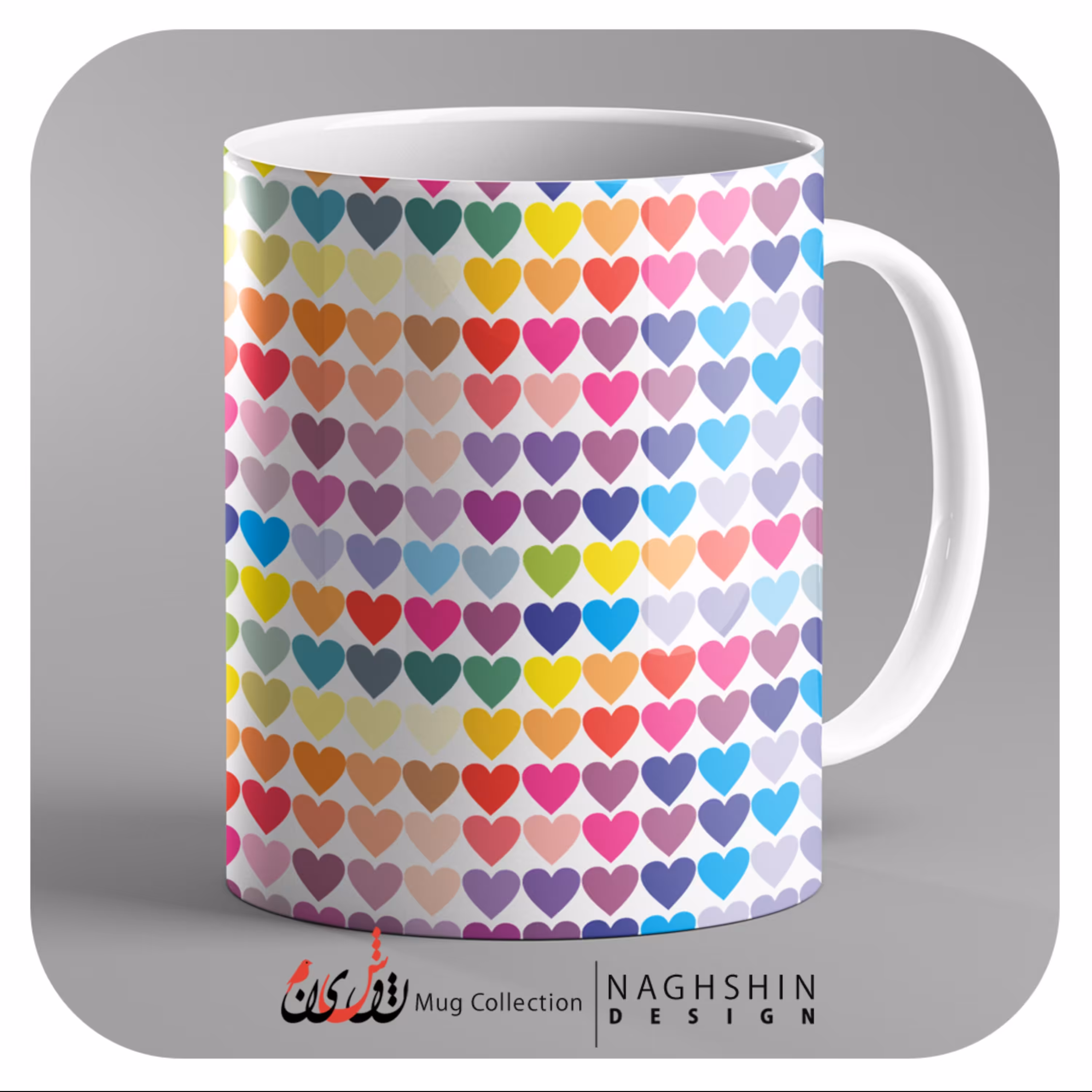 ماگ سرامیکی طرح ولنتاین 27  - چاپ سابلیمیشن - کیفیت عالی