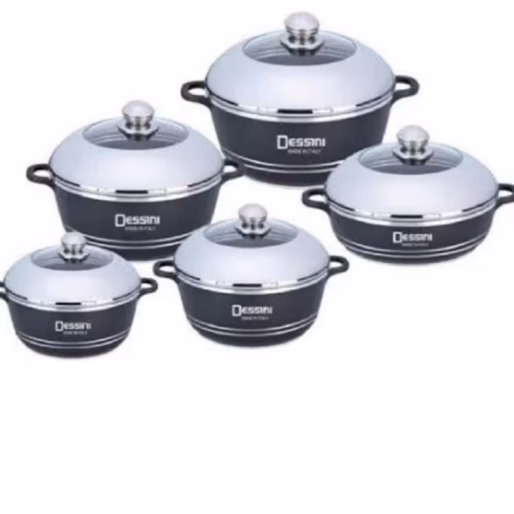 سرویس قابلمه 10 پارچه دسینی چدن 