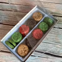 شیرینی کوکی رنگی سایز کوچک