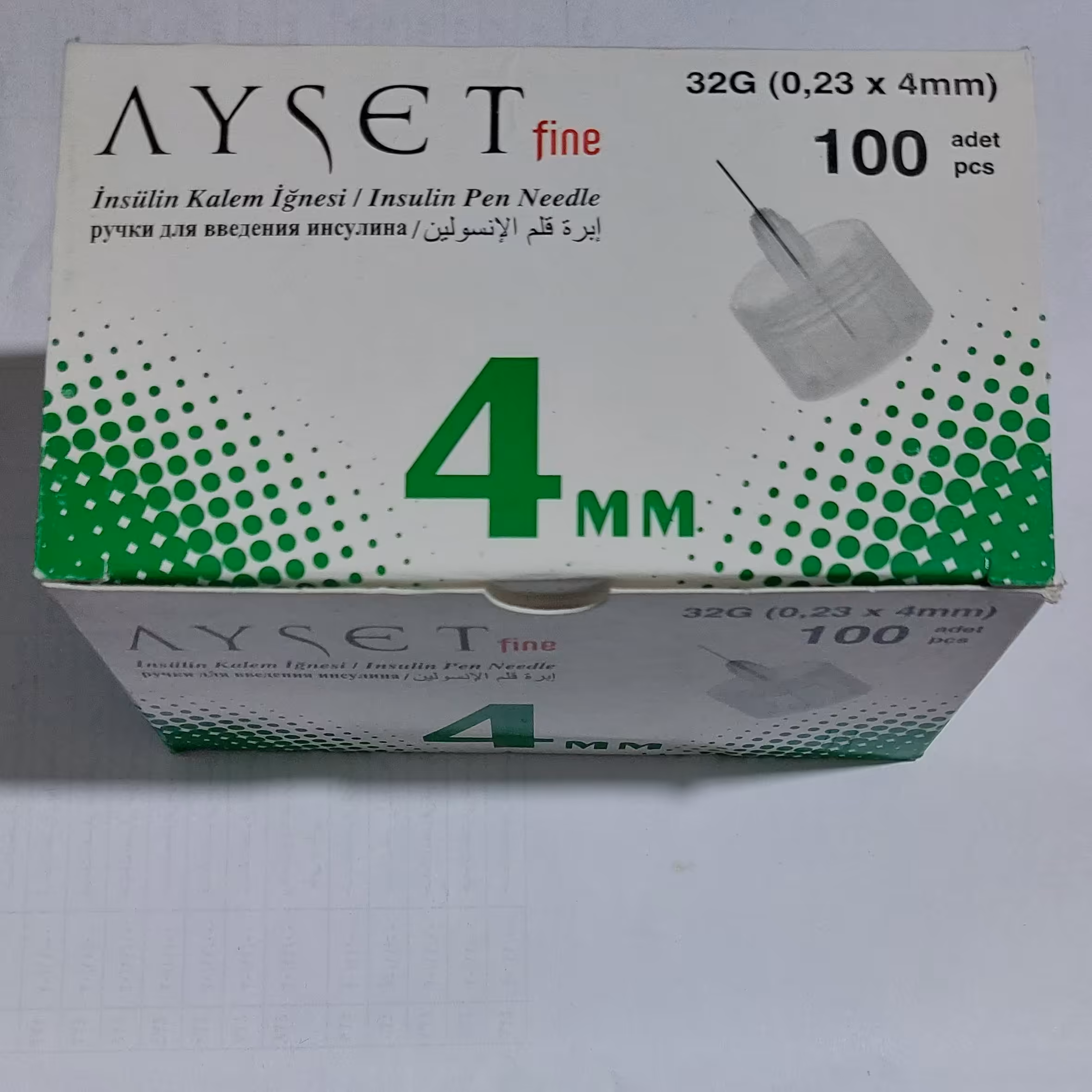 سر سوزن انسولین سایز 4