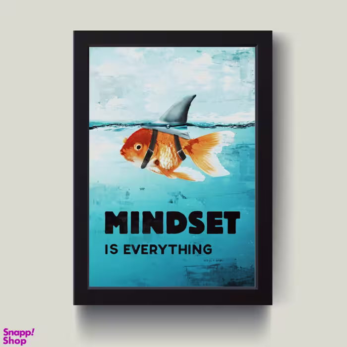 تابلو مدل انگیزشی Mindset کد m2466-w
