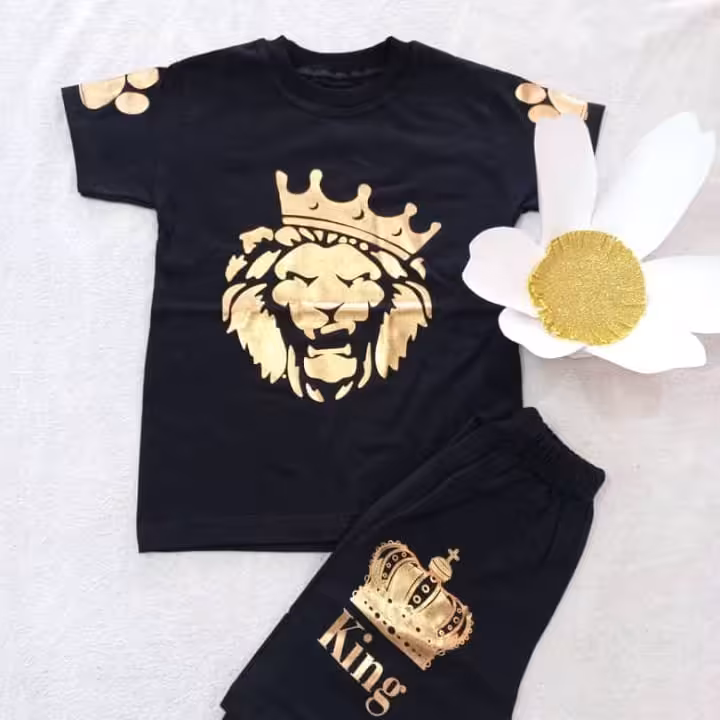 ست تیشرت شورت مشکی اسپرت 