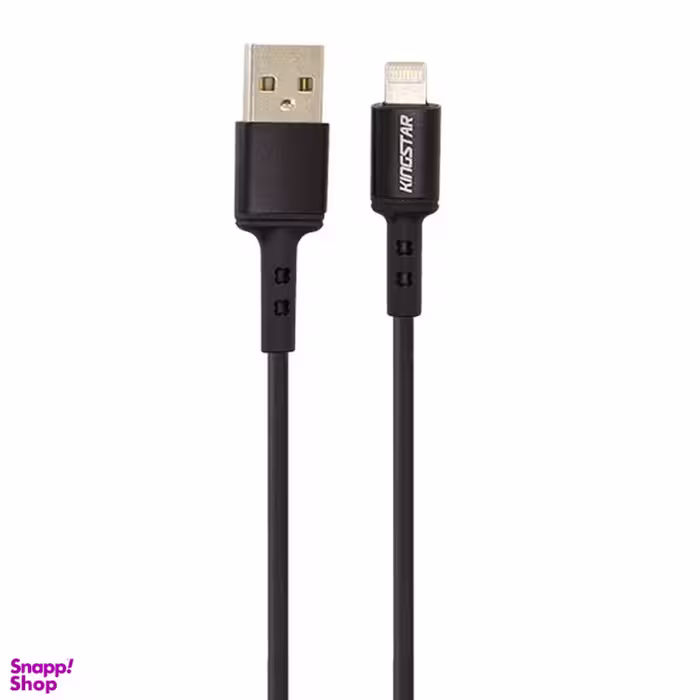 کابل شارژ لایتنینگ کینگ استار مدل K72 i طول 120 سانتی‌ متر