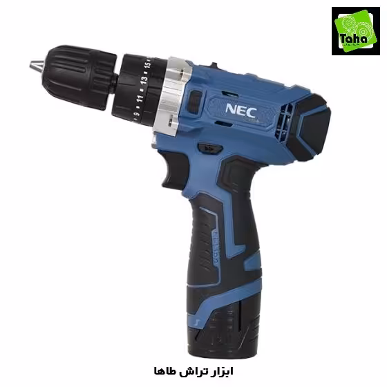 دریل پیچ گوشتی شارژی باتری لیتیوم NEC کد 1812