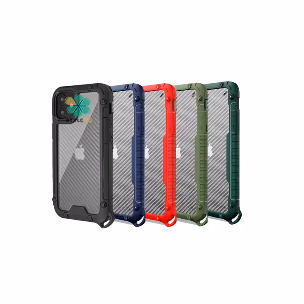 قاب محافظ گوشی ایفون Apple iPhone 12 Mini مدل Carbon Armor