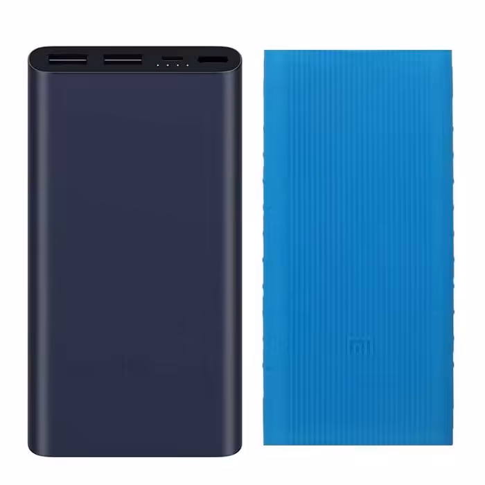 شارژر همراه شیائومی مدل PLM09ZM ظرفیت 10000 میلی آمپر ساعت به همراه کاور