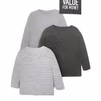 پک سه عددی بلوز بچگانه برند آلمانی lupilu سایز 2تا6 ماه بلوز لوپیلو