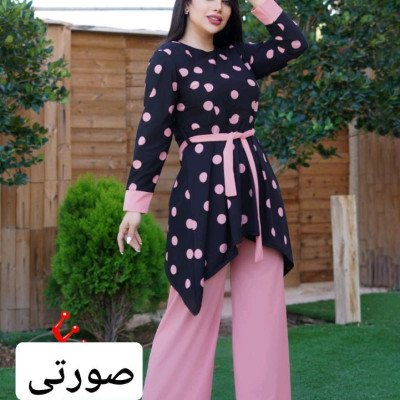 تونیک شلوار کرپ پلاس توپی 816