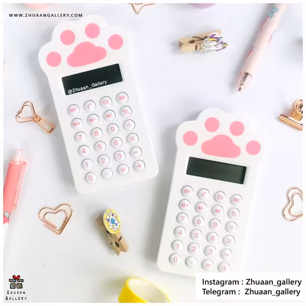 ماشین حساب مدل پنجه گربه