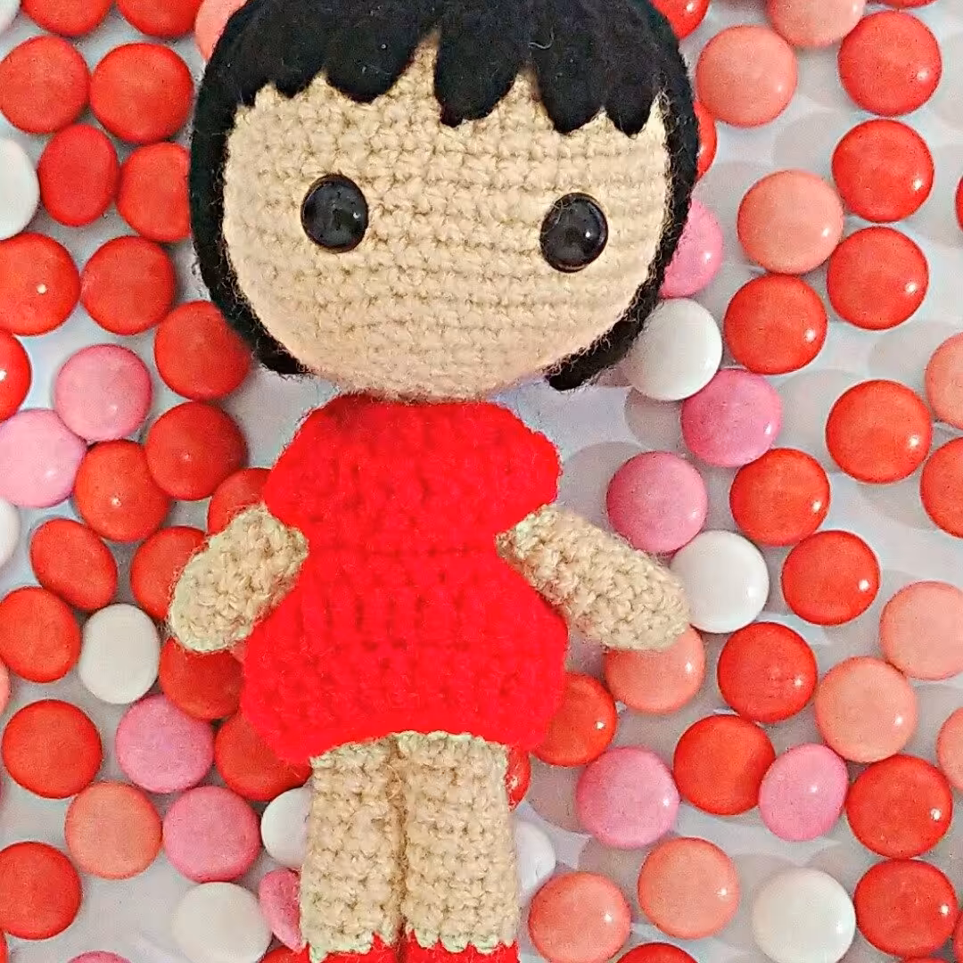 عروسک روسی بافتنی