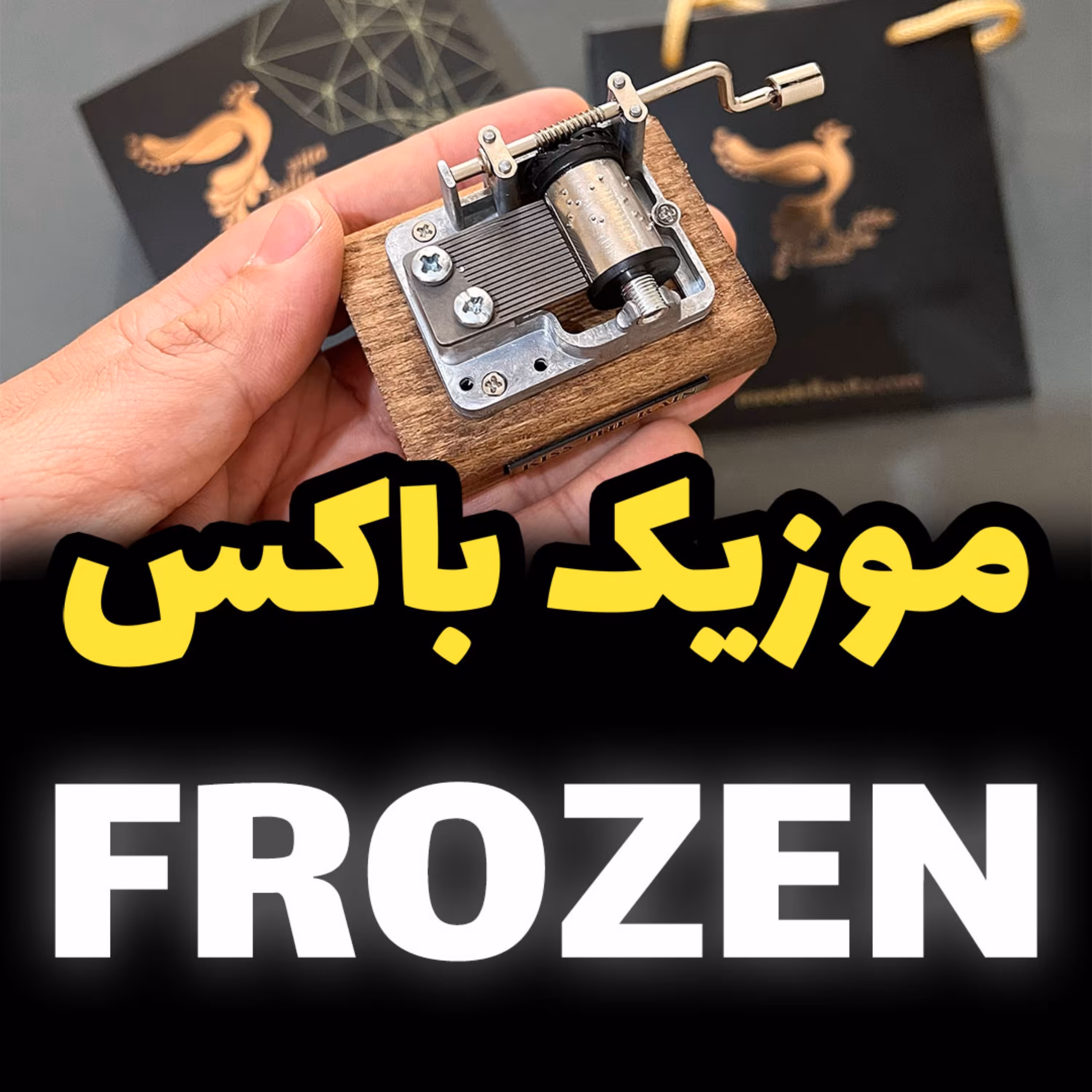 جعبه موزیکال FROZEN برند اینو دلا ویتا مدل M18WB-B همراه جعبه و ساک دستی خرید (پس کرایه)
