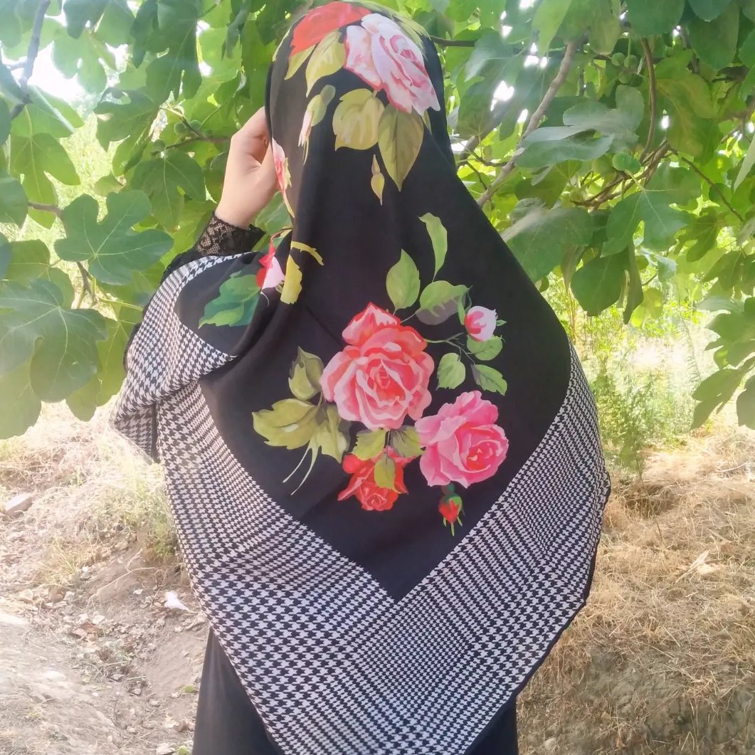 روسری گلگلی طرح پیچازی