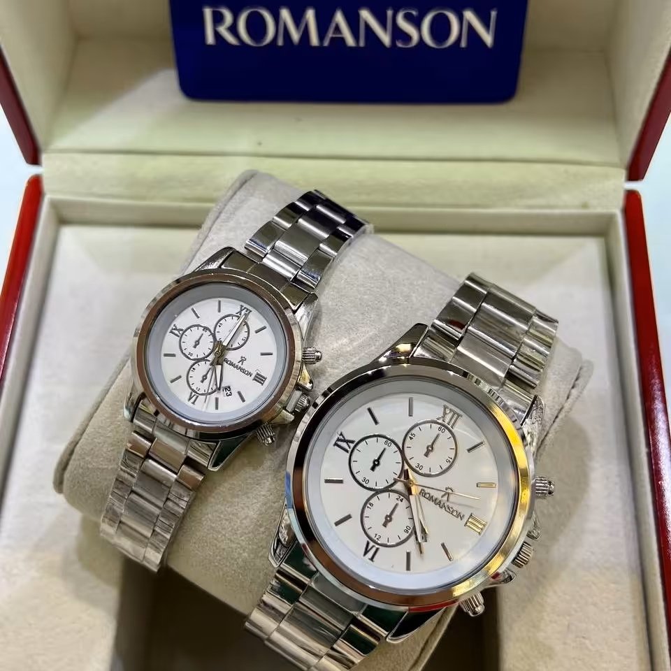 ست ساعت رومانسون romanson  هر عدد با جعبه و ارسال   فقط  250 تومن