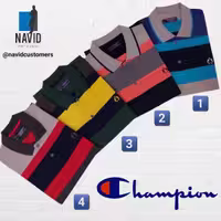 تیشرت مردانه آستین کوتاه جودون نخی با الیاف طبیعی چمپین champion