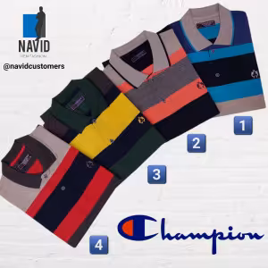 تیشرت مردانه آستین کوتاه جودون نخی با الیاف طبیعی چمپین champion