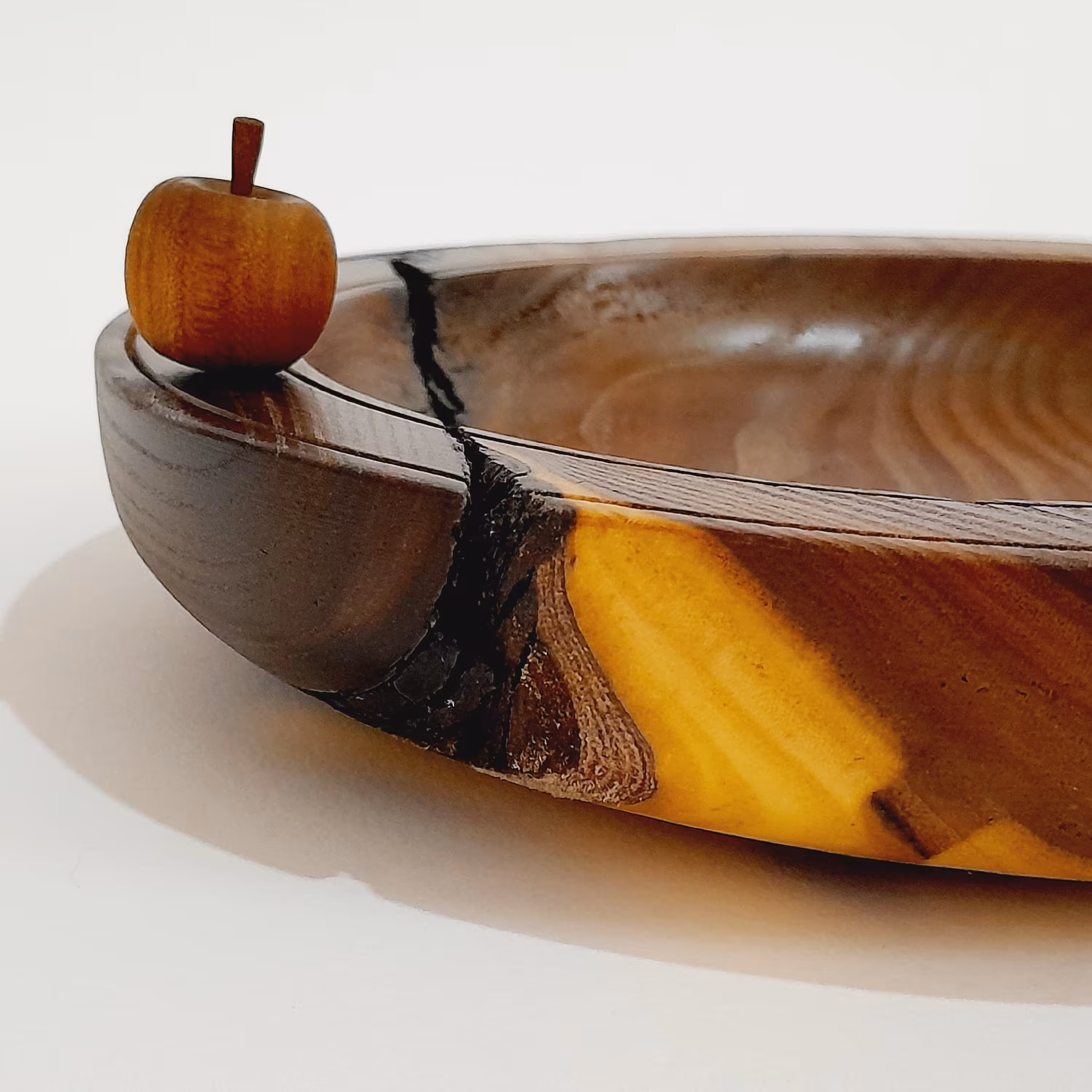 ظرف پذیرایی چوبی طرح روستیک1