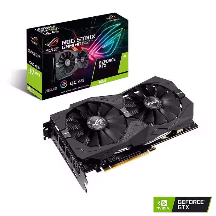 کارت گرافیک ایسوس ROG STRIX GTX1650-O4G-Gaming