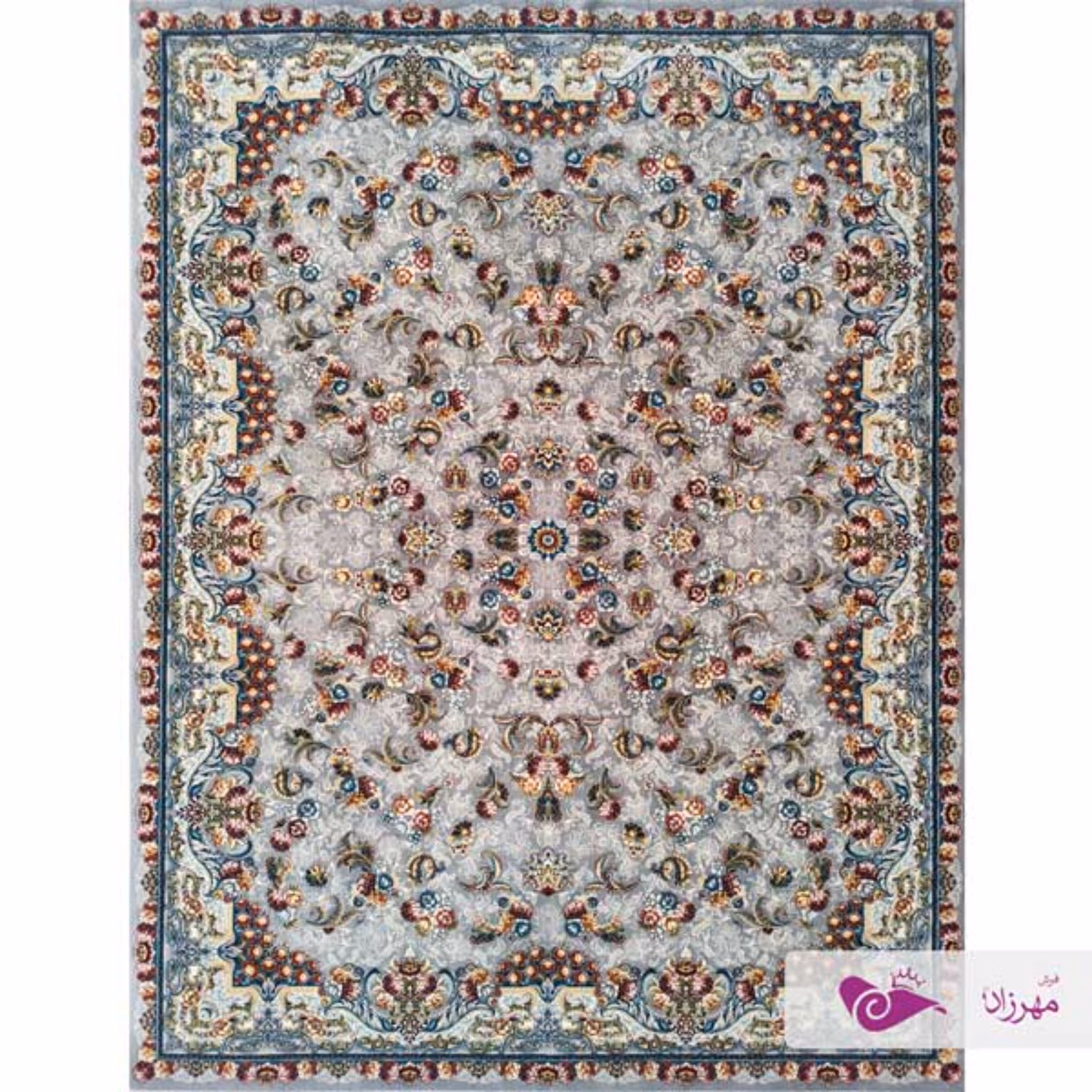 فرش 700 شانه 12 متری نقشه الماس فیلی اکریلیک 2550 مناسب جهیزیه عروس