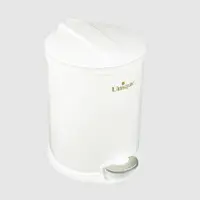 سطل زباله 12 لیتری سفید صادراتی یونیک کد 4120