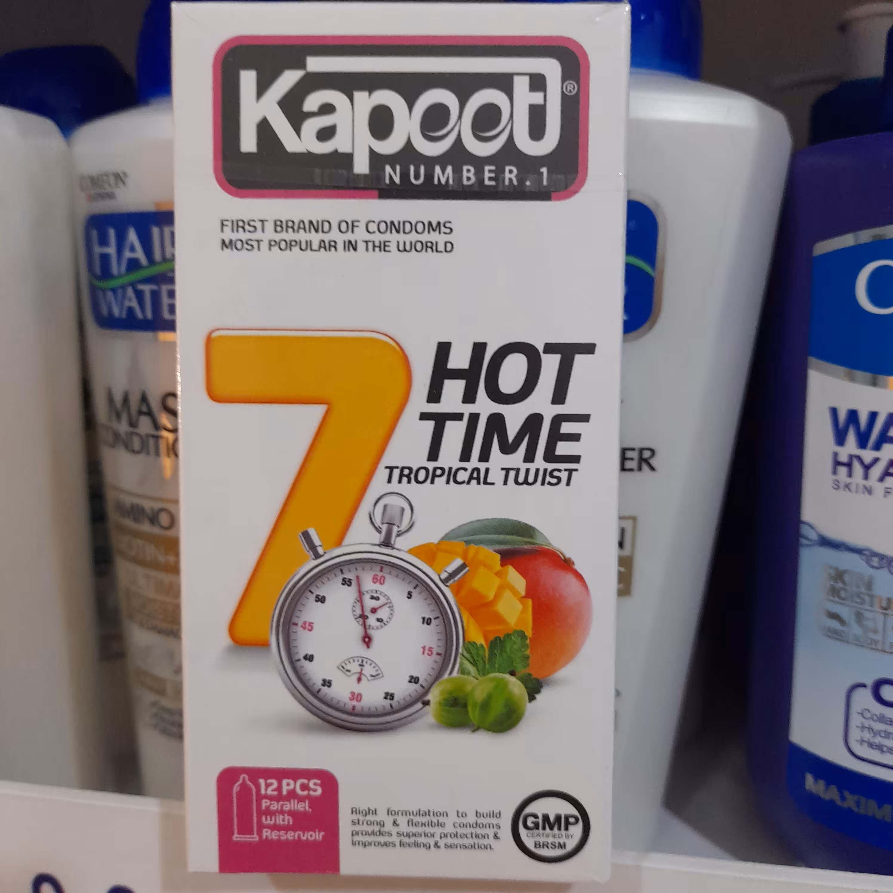 کاندوم کاپوت (4بسته)hot time میوه ای یک ساعته گرم کننده محرک