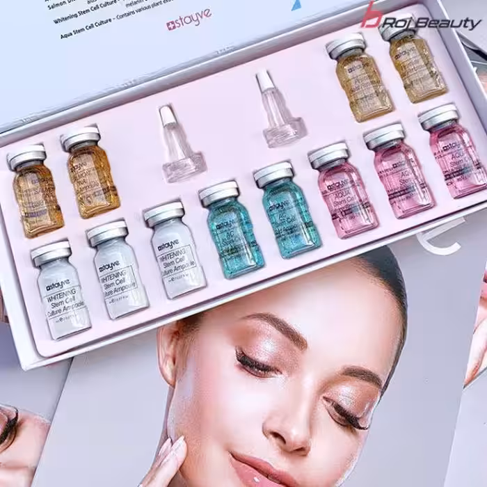 کیت تقویت کننده و کرم پودر بی بی گلو ایبسندس ibcccndc