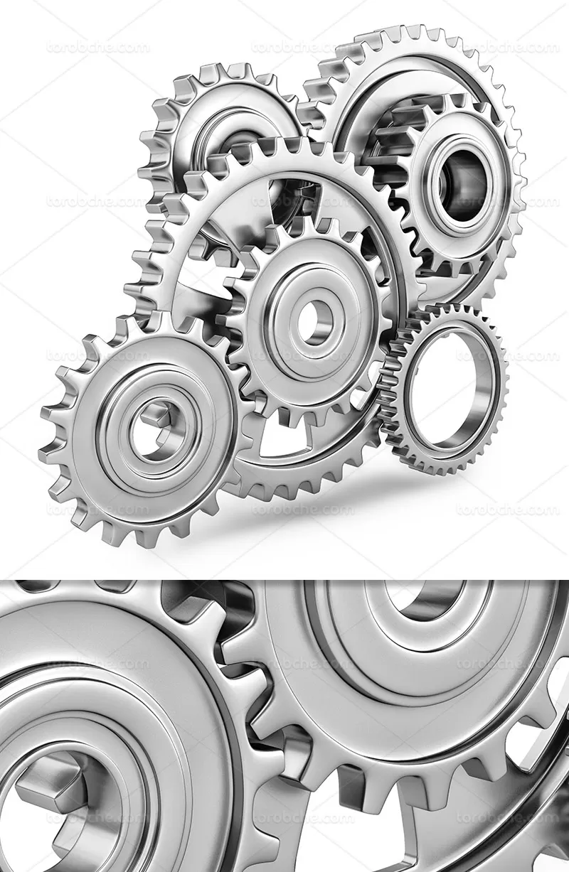عکس با کیفیت چرخ دنده | گرافیک با طعم تربچه