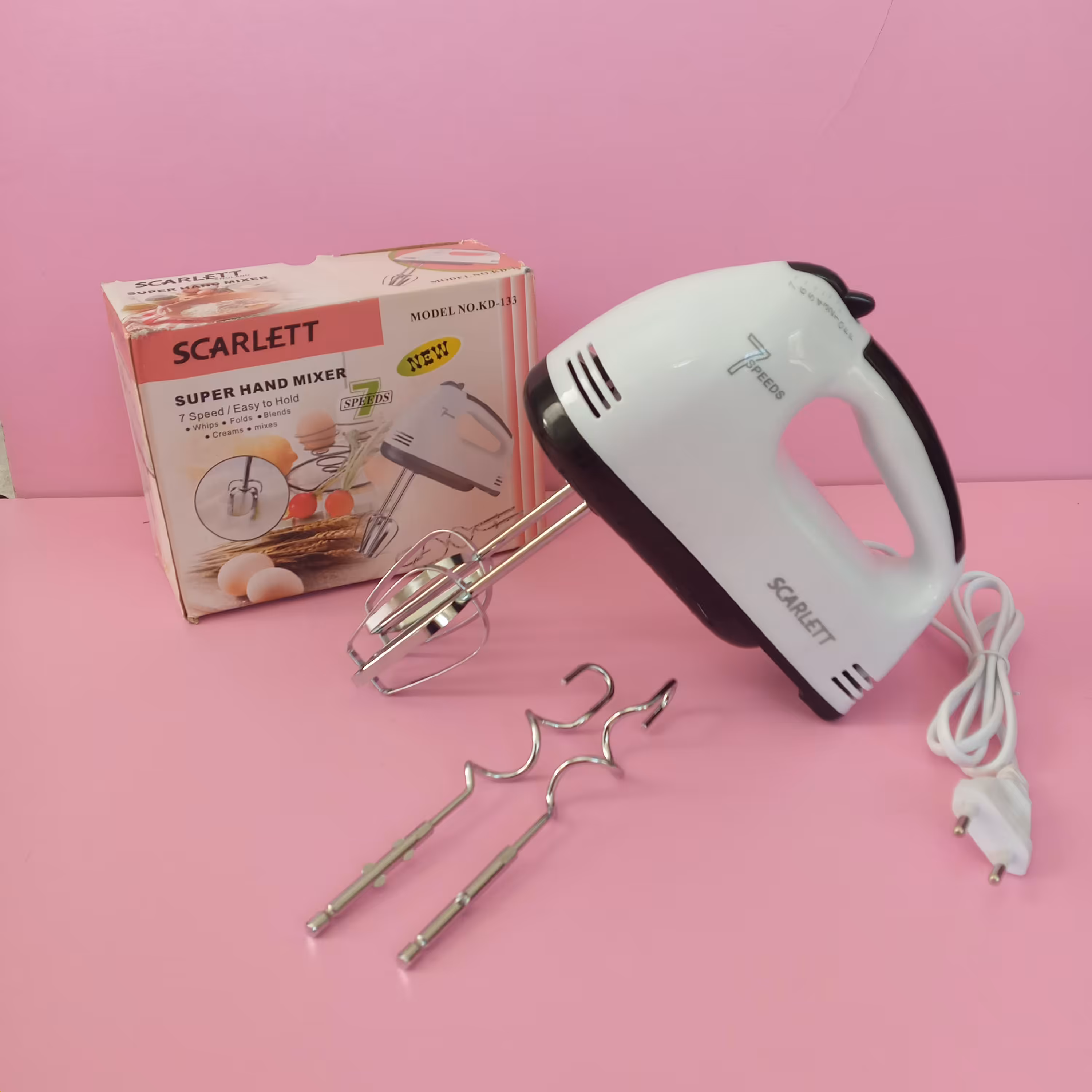 همزن برقی اسکارلت مدل scarlet hand  mixer  - KD .133    