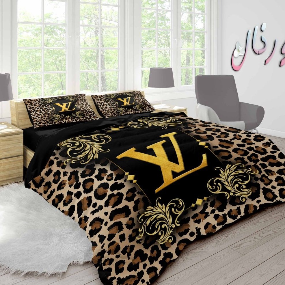 روتختی دونفره سه بعدی 6 تیکه میکرو درجه یک چاپ شرکت پیکسل و یونیک طرح پلنگی..