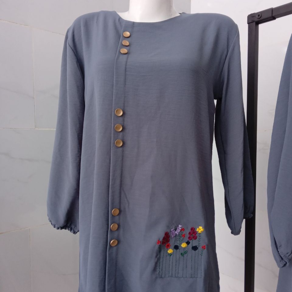 تونیک مدل سوگلی بغل گلدوزی