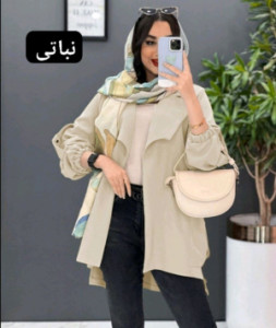 مانتو کتی زنانه کرپ