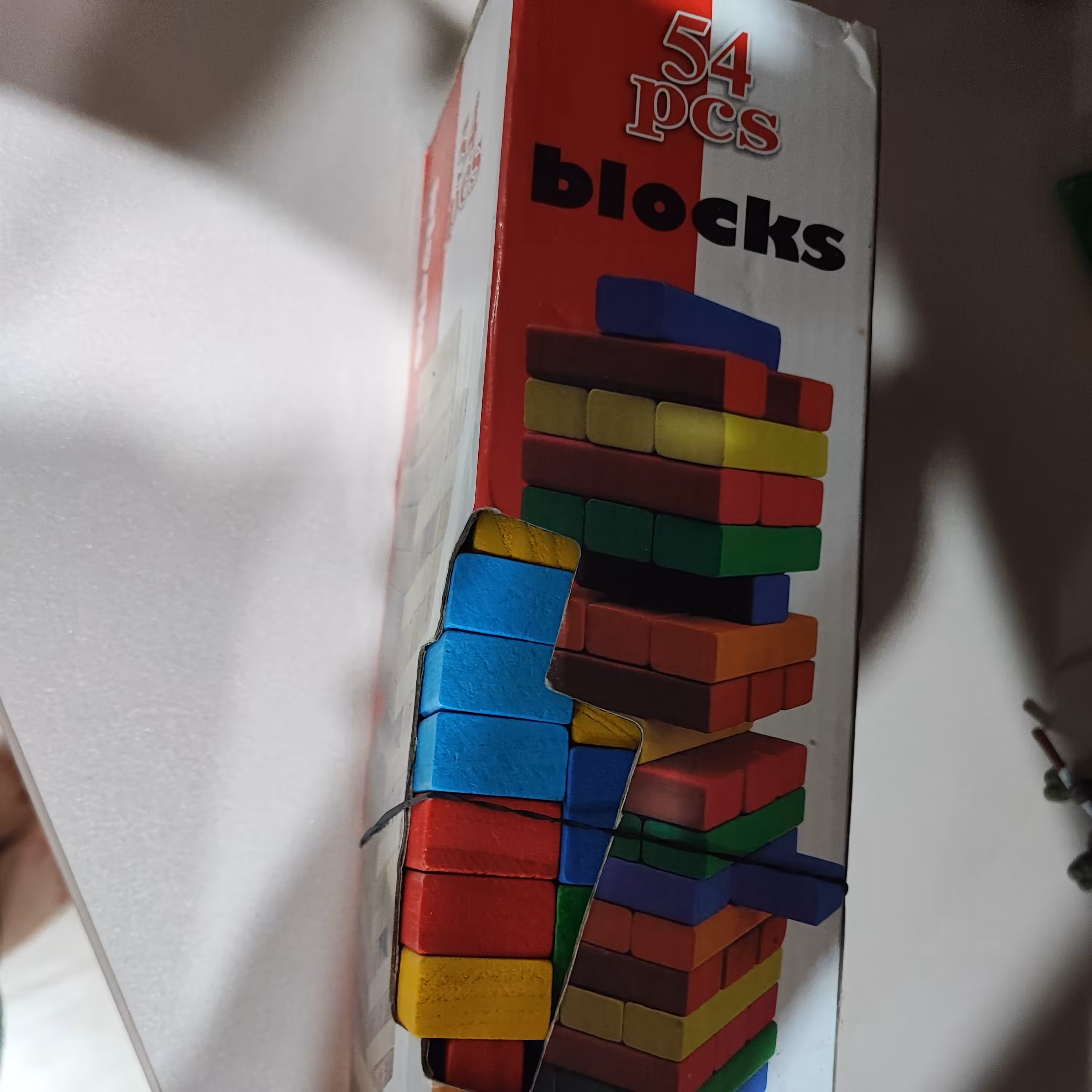 برج هیجان رنگی جنگا 54 قطعه ای