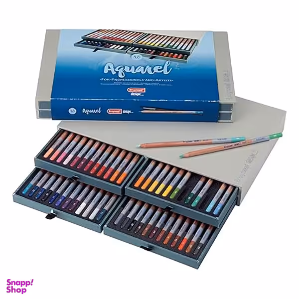 مداد رنگی آبرنگی حرفه‌ ای 48 رنگ برونزیل مدل Bruynzeel 8835H48