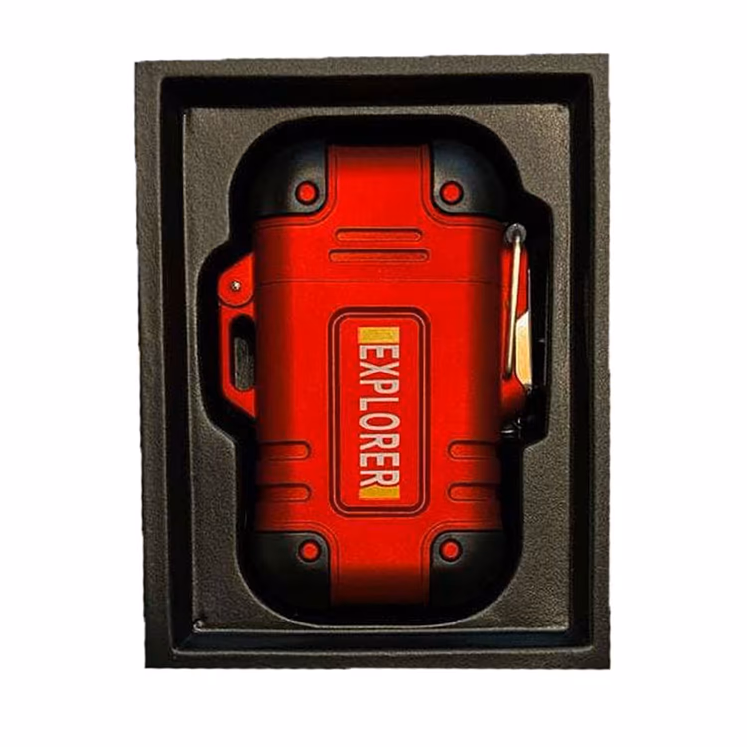 فندک ضد آب - شارژی - مدل AL-11 - رنگ قرمز