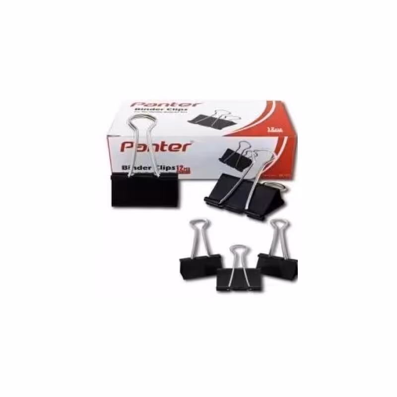 گیره دوبل پنتر سایز 41 میلی متر بسته 12 عددی