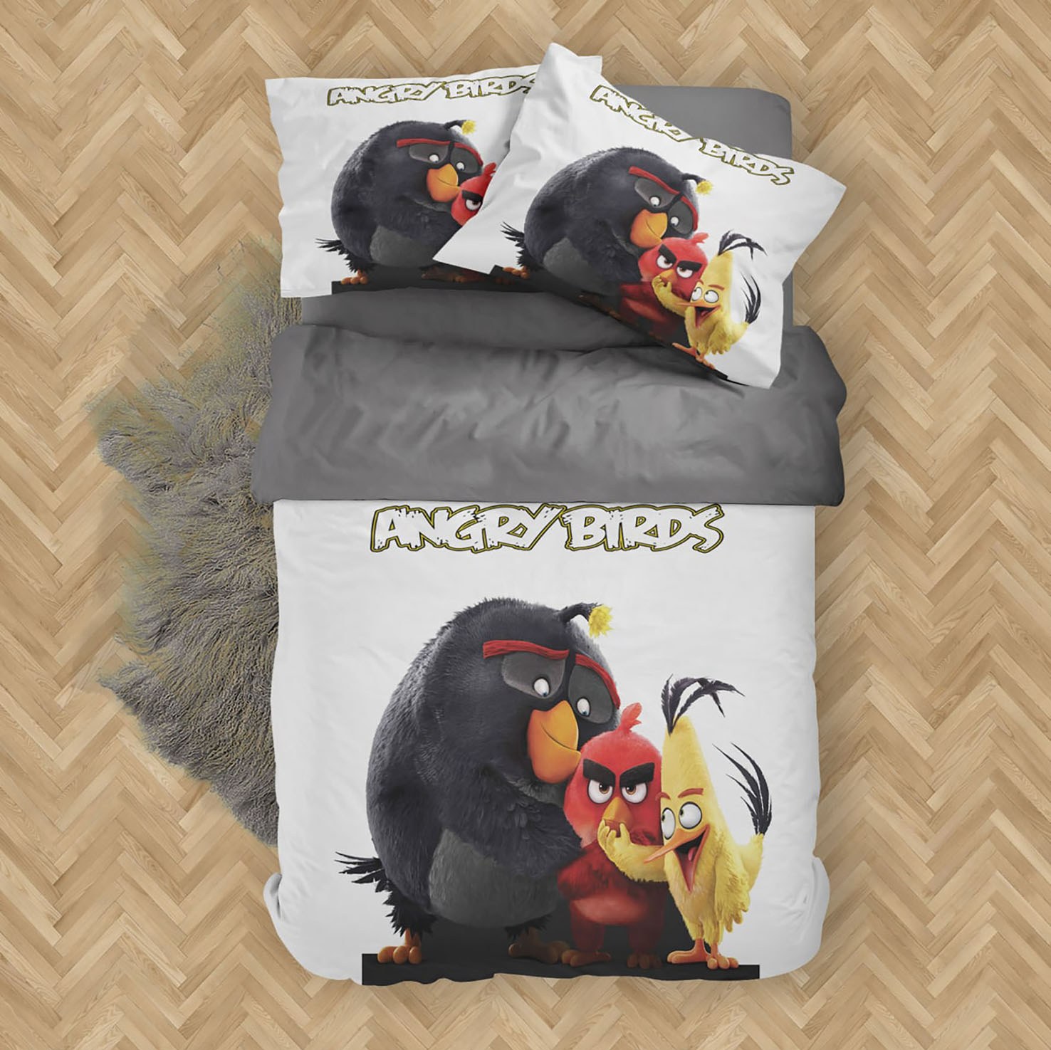 سرویس خواب کد C046 یکنفره 4 تیکه میکرو(چاپ دیجیتال)