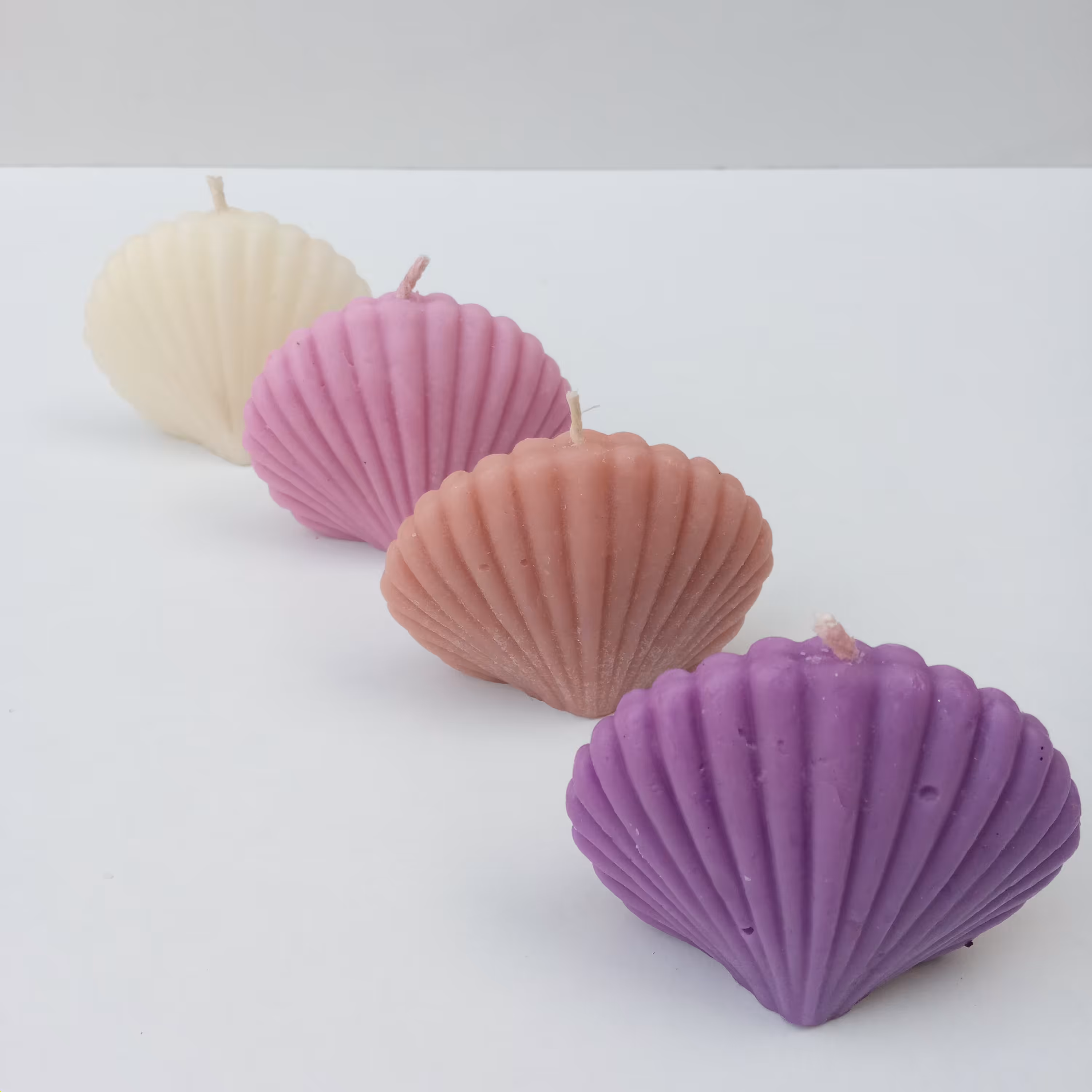 شمع تزیینی مدل صدف