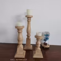 شمعدان کنار سالنی