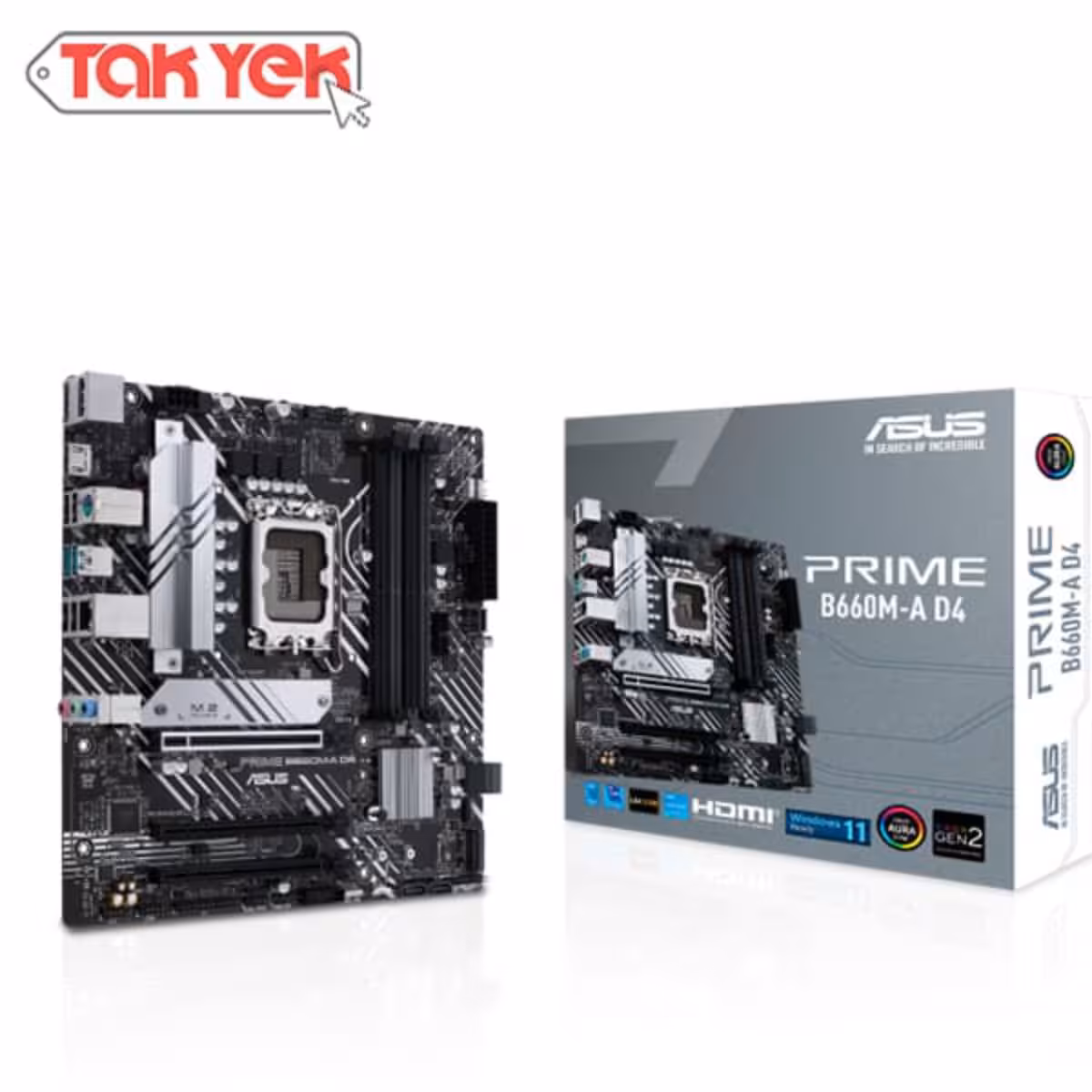 مادربرد ایسوس Asus Prime B660M-A D4 LGA1700