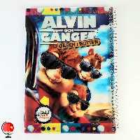 دفتر مشق 80 برگ سیمی طرح الوین جلد طلقی آپادانا