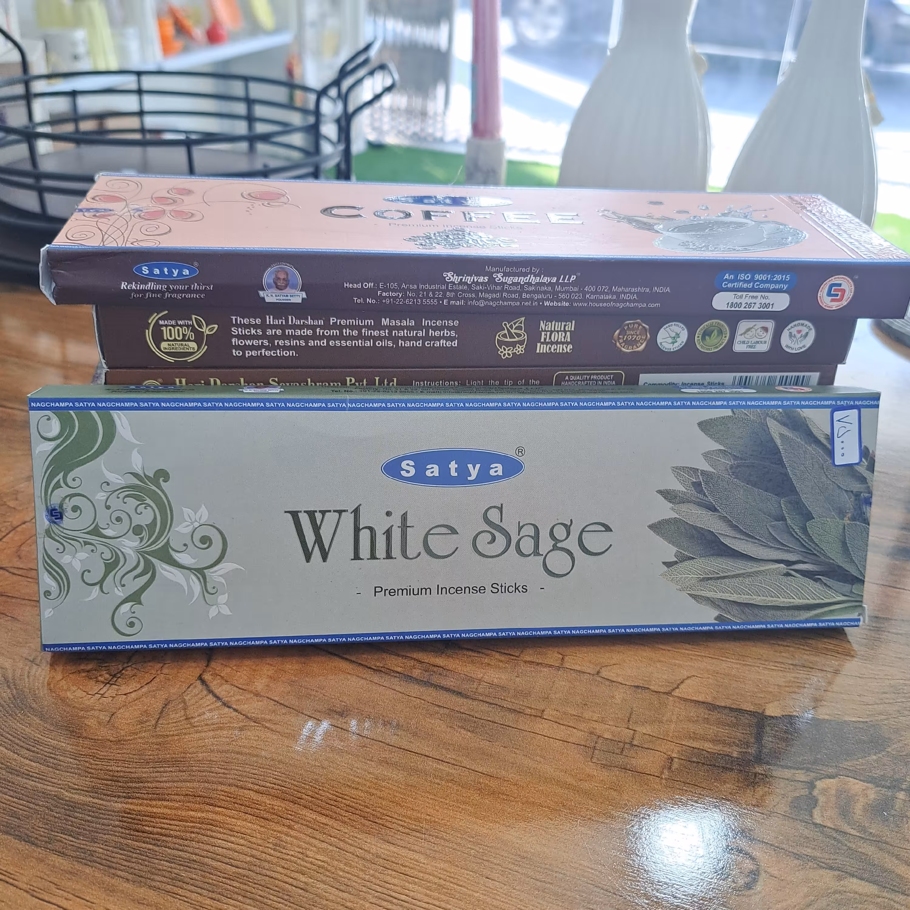 عود خوشبو کننده شاخه ای ساتیا Satya مدل وایت سیج ( مریم گلی ) White Sage